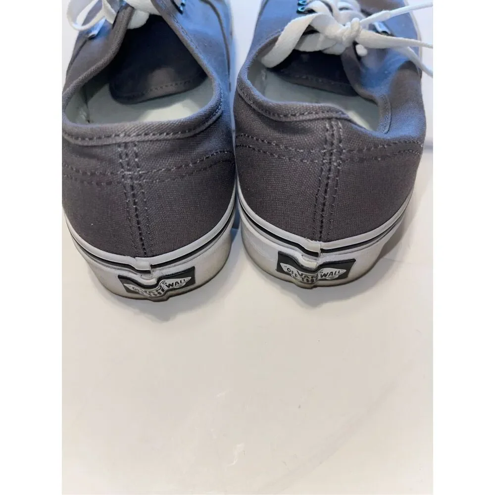 Vans Shoes Mens 86.5 Womens 8 Off The Wall Casual Lace Up Sneakers‎ 721356 Grey